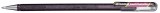 Pentel® Gelschreiber Hybrid Dual Glitter - 0,5 mm, schwarz/metallic rot Gelschreiber 0,5 mm