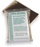 Leina-Werke Rettungsdecke - 210 x 160 cm, silber-gold Rettungsmittel 210 x 160 cm
