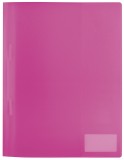 Herma Schnellhefter - A4, PP, transluzent pink Mindestabnahmemenge = 3 Stück. Schnellhefter pink A4
