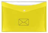 Veloflex® Dokumententasche Post - A4, PP, glänzend, gelb, 0,2 mm Dokumententasche Post gelb A4