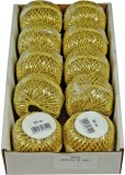 Goldina® Cordonettkordel - 1 mm x 20 m, gold Mindestabnahmemenge = 10 Stück Geschenkband gold 1 mm