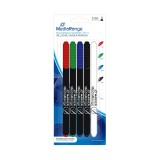 MediaRange Multimedia Markerset, mit Löschstift, 5er Set CD-Marker blau, rot, grün, schwarz