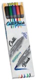 ONLINE® Faserschreiber Calli.Brush Duo - classic Farben, 5 Stück sortiert Kalligrafiestift 2 mm