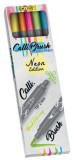 ONLINE® Faserschreiber Calli.Brush Duo - neon Farben, 5 Stück sortiert Kalligrafiestift sortiert