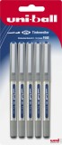 uni-ball® Tintenroller eye fine - 0,4 mm, blau (dokumentenecht), 5er Blisterpack Tintenroller blau