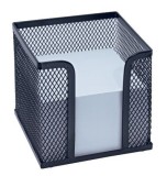 WEDO® Zettelbox Office schwarz Zettelbox schwarz Metall 100 x 100 x 100 mm