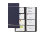 Durable Visitenkartenalbum VISIFIX®, für 96 Karten 90x57 mm, 118x250 mm, dunkelblau dunkelblau