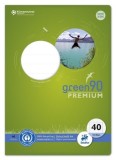 Staufen® green Heft - LIN40, A4, 16 Blatt, 90 g/qm, 5 mm kariert mit Umrandung Heft A4 90 g/qm