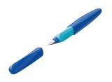 Pelikan® Füller Twist® - Feder M, Deep Blue dreieckige Form mit weicher Griffzone Füllhalter M