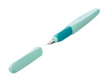 Pelikan® Füller Twist® - Feder M, neonmint dreieckige Form mit weicher Griffzone Füllhalter M