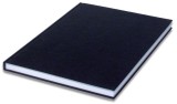 Rössler Papier Notizbuch SOHO - A4, 96 Blatt, schwarz Notizbuch SOHO A4 blanko 96 Blatt Hardcover