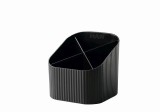HAN Schreibköcher Re-X-LOOP - 4 Fächer, schwarz 100% Recyclingmaterial Köcher Re-X-LOOP schwarz