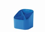 HAN Schreibköcher Re-X-LOOP - 4 Fächer, blau 100% Recyclingmaterial Köcher Re-X-LOOP blau 111 mm