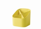 HAN Schreibköcher Re-X-LOOP - 4 Fächer, gelb 100% Recyclingmaterial Köcher Re-X-LOOP gelb 111 mm