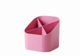 HAN Schreibköcher Re-X-LOOP - 4 Fächer, rosa 100% Recyclingmaterial Köcher Re-X-LOOP rosa 111 mm