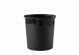 HAN Papierkorb Re-LOOP - 13 Liter, rund, schwarz 100% Recyclingmaterial Papierkorb Re-LOOP schwarz