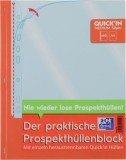 Oxford Prospekthüllenblock Economy Quick´In A4, PP, 0,05mm, glasklar, blendfrei, dokumentenecht, oben offen (extra weit), 60 Stück