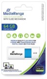 MediaRange USB Stick 2.0 - 64 GB, Color Edition, hellblau USB Stick 64 GB USB 2.0 bis zu 16 MB/s