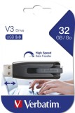 Verbatim USB Stick 3.0 V3 Drive - 32 GB, schwarz USB Stick 32 GB schwarz