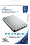 MediaRange externes USB 3.0 Festplattenlaufwerk HDD - 1 TB, silber inkl. USB 3.0 Datenkabel USB 3.0