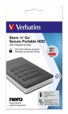 Verbatim Festplatte Store n Go USB 3.0 - 2TB, schwarz Festplatte USB-3.0-Laufwerk 2 TB 119 mm