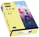 inapa Multifunktionspapier tecno® colors - A4, 80 g/qm, hellgelb, 500 Blatt Multifunktionspapier A4