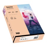 inapa Multifunktionspapier tecno® colors - A4, 120 g/qm, lachs, 250 Blatt Multifunktionspapier A4