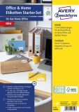 Avery Zweckform® 49300 Home Office Etiketten Starter-Set - 189 Etiketten, sortiert sortiert 189