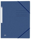 Oxford Eckspannmappe TOP FILE+ - A4, 390 g/qm, Karton, Gummizug, dunkelblau Eckspanner dunkelblau A4