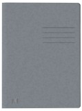 Oxford Schnellhefter TOP FILE+ - A4, Karton 390g/qm, kfm. und Amtsheftung, grau Schnellhefter grau