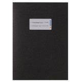 Herma 7088 Heftschoner Papier - A5, schwarz Hefthülle schwarz A5 15,2 cm 21,2 cm 100% Altpapier