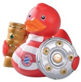 FC Bayern Badeente Erfolge - rot Badeente rot/weiß 9 cm 10 cm 11 cm PVC