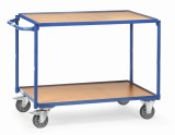 fetra® Tisch-/Transportwagenn - 2 Etagen, 850 x 500 mm, max. 300 kg Tischwagen 850 x 500 mm 830 mm