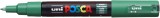 uni POSCA Marker - 0,7 mm, dunkelgrün Pigmentmarker dunkelgrün 0,7 mm Rundspitze
