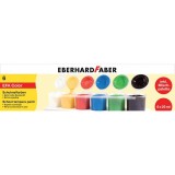 Eberhard Faber Schulmalfarben, 6 x 25 ml Schulmalfarbe sortiert 6 x 25 ml
