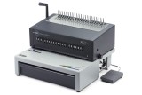 GBC Spiralbindegerät CombBind® C800Pro - 450 Blatt, grau/schwarz Spiralbindegerät elektrisch