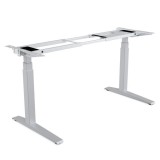 Fellowes® Levado höhenverstellbares Tischgestell - elektrisch, silber Schreibtischgestell