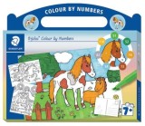 Staedtler® triplus® colour Malset Malen nach Zahlen Horses Faserschreiberetui 7