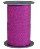 Ringelband - 10 mm x 100 m, Glitter pink Geschenkband pink 10 mm 100 m Polypropylen