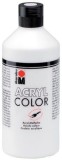 Marabu Acrylfarbe Color - weiß, 500 ml Acrylfarbe weiß Acrylfarbe auf Wasserbasis 500 ml
