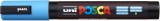 uni POSCA Marker - 1,8 - 2,5 mm, hellblau Pigmentmarker hellblau 1,8-2,5 mm Rundspitze