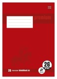 Staufen® Schulblock PREMIUM LIN 26 - A4, 50 Blatt, 90 g/qm, kariert mit Rand Schulblock A4 90 g/qm