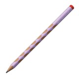 STABILO® Ergonomischer Dreikant-Bleistift für Rechtshänder - EASYgraph in pastelllila - Einzelstift - Härtegrad HB