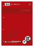 Staufen® Ringbucheinlage PREMIUM LIN 22 - A4, 90 g/qm, 50 Blatt Ringbucheinlage 22: kariert A4