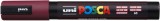 uni POSCA Marker - 1,8 - 2,5 mm, weinrot Pigmentmarker weinrot 1,8-2,5 mm Rundspitze