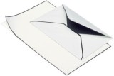 Rössler Papier Briefmappe Trauerpost - A5/C6 weiß matt, je 5 Stück Trauerpost A5 / C6 weiß