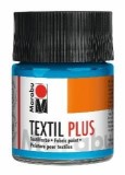 Marabu Textil plus - Hellblau 090, 50 ml Textilfarbe hellblau für dunkle Stoffe bis 40 °C 50 ml