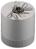 arlac® Büroklammernspender Clip-Boy - weiß, gefüllt Klammernspender weiß Kunststoff Ø 70 mm
