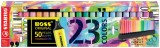 STABILO® Textmarker - BOSS ORIGINAL - 23er Tischset - 9 Leuchtfarben, 14 Pastellfarben Textmarker