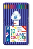 Staedtler® ergo soft® 157 Farbstifte - 3 mm, Box mit 12 Farben Farbstiftetui 12 Farben 3 mm weich